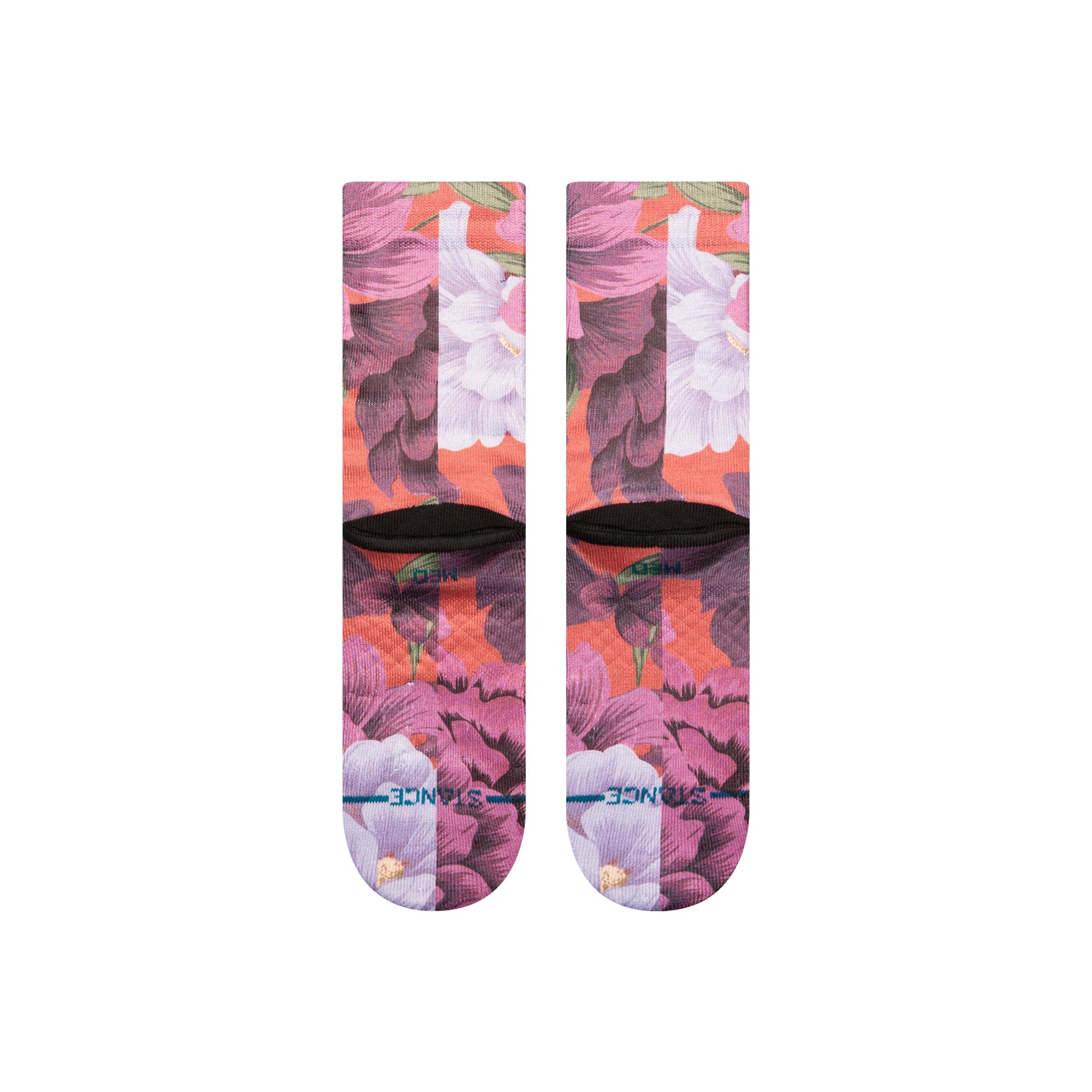 Stance Nice To Meet You Crew Sock Red Fade