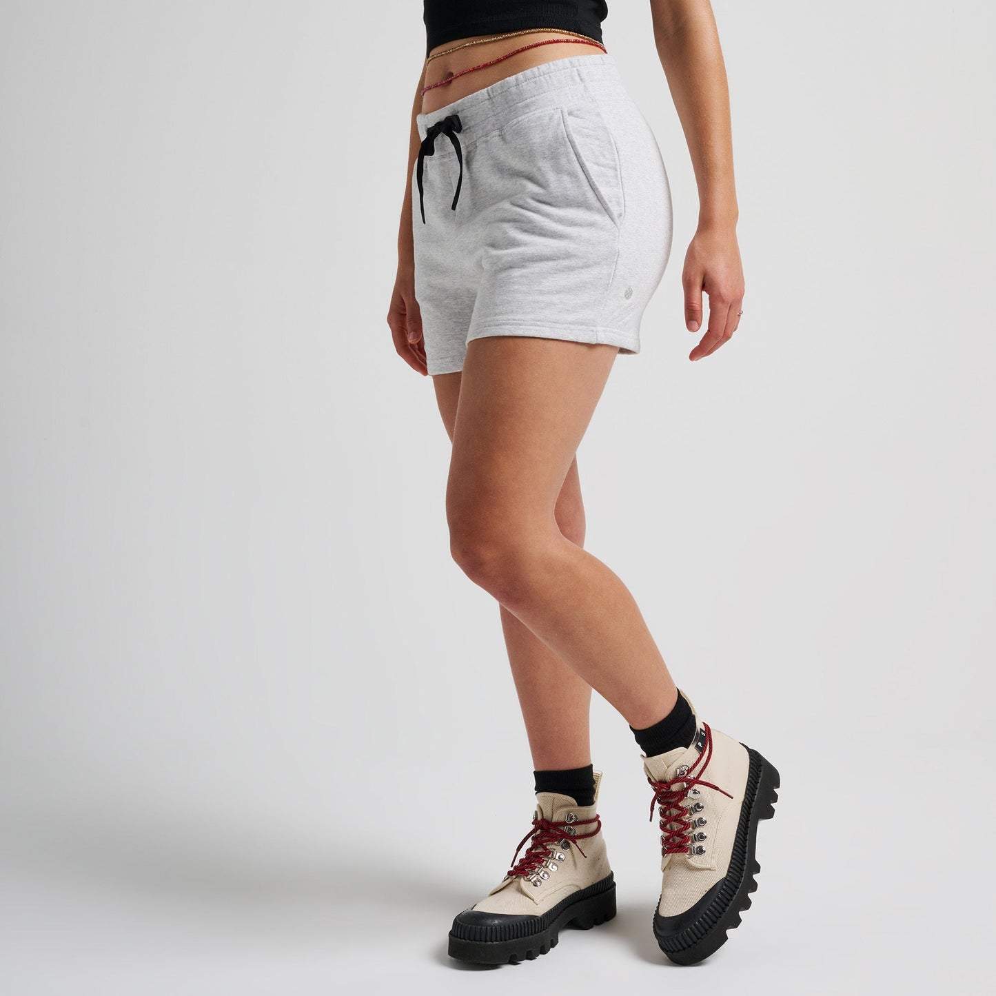 Stance Women's Shelter Short Heather Stone |model